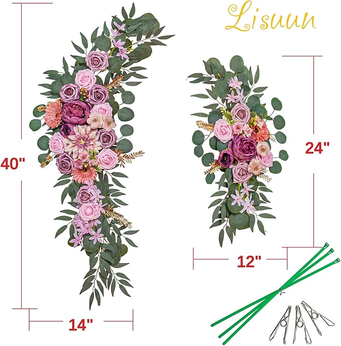 Wedding Arch Flowers, Artificial Flowers - Image 6