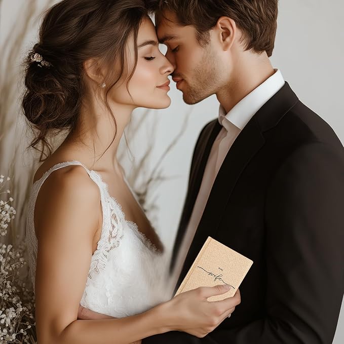 Wedding Vow Books His and Hers- Hard Cover Vow Books - Image 7