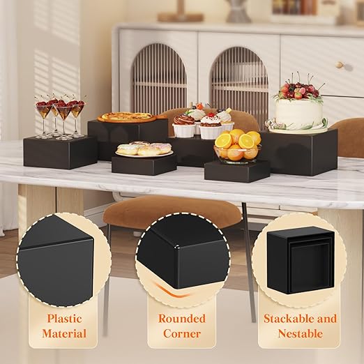 Lifewit Buffet Risers and Stands Up to 7.8", Food Risers - Image 4