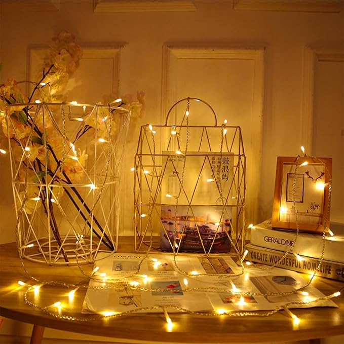 33ft 100 LED Plug in Connectable Fairy String Lights, 8 Mode Decorative Lights - Image 5