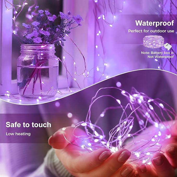 kolpop 12 Pack LED Fairy Lights Battery Operated, Mini Twinkle String Lights - Image 3