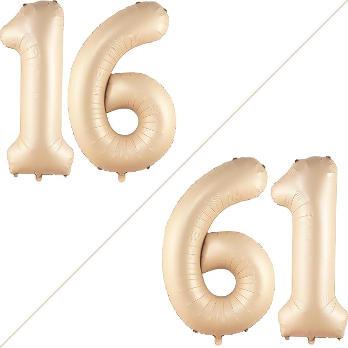 KatchOn, Giant Caramel 16 Balloon Numbers - Image 2