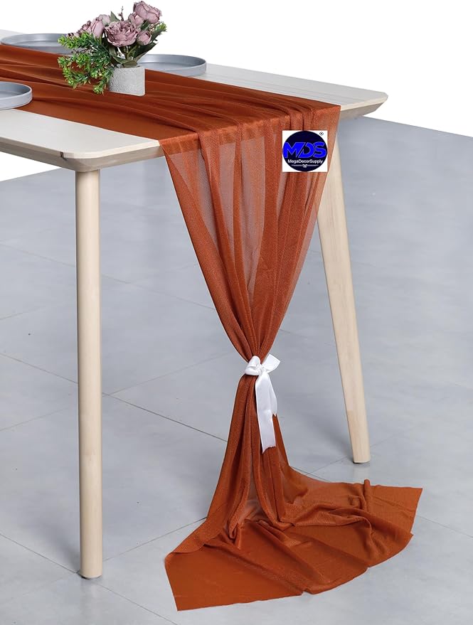 MDS Halloween Chiffon Table Runner - Image 3