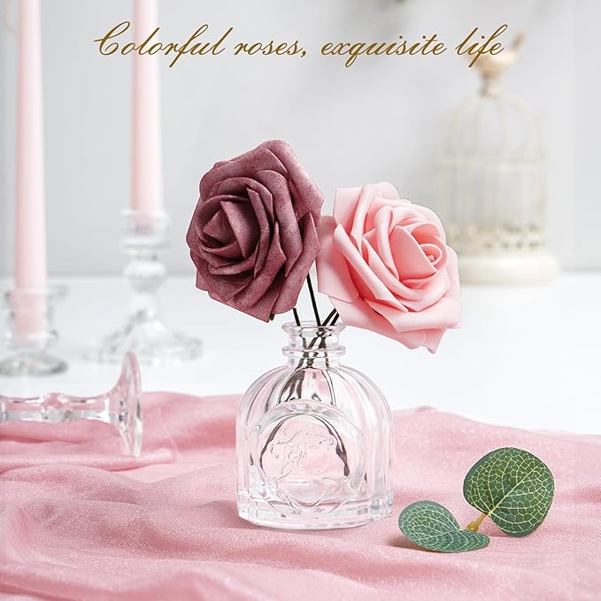 BLEUM CADE 36Pcs Artificial Flowers Fake Roses - Image 4