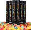 12 InchConfetti Biodegradable [6 Pack Confetti Cannons | Multicolor Confetti by Unknown
