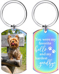 Funnylife Personalized Dog Memorial Photo Keychain Stainless Steel Custom Pet by Funnylife