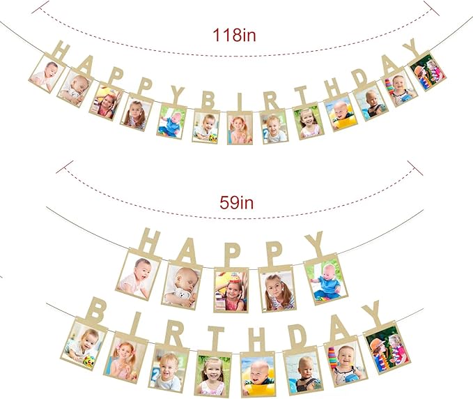 Birthday Photo Banner, Suitable - Image 3