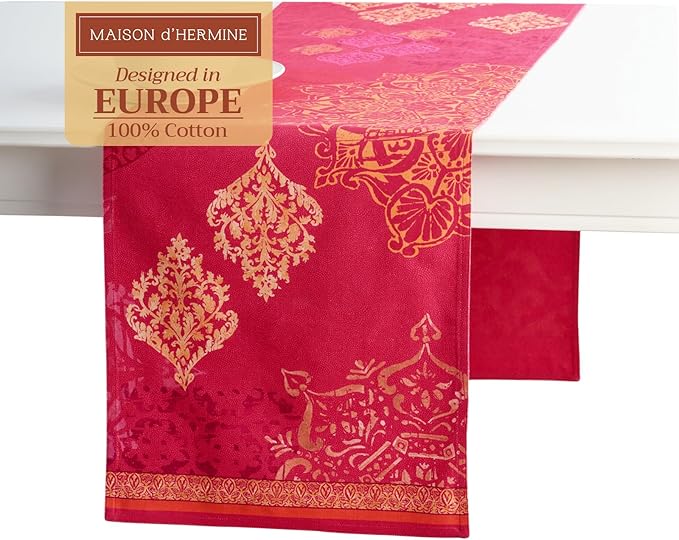 Maison d' Hermine Table Runner 100% Cotton Double Layer Table Runners 72 inches by MaisondHermine