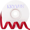 Red Satin Ribbon 1/4 inch X Continuous 25 Yards, Single Face Polyester Ribbon by Kryvusribbon