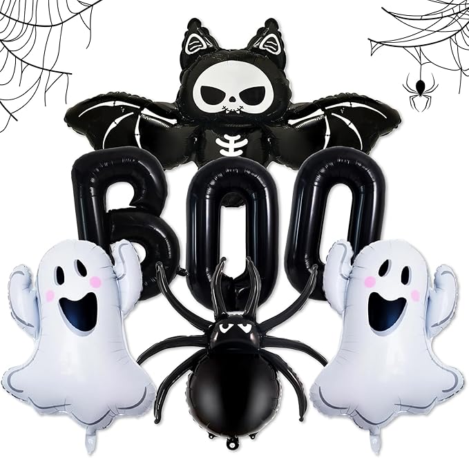 Halloween Balloons Decorations, Spider Foil Balloon by Wclliuchi