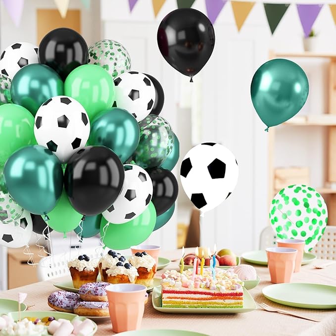 Metallic Chrome Soccer Balloons - Image 7