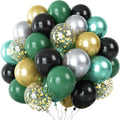 Dark Green Gold and Black balloons, Jungle Safari Animal Theme Birthday by Togvu