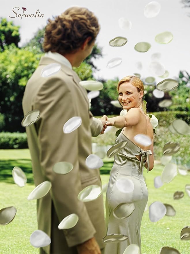 Serwalin 300Pcs Silk Rose Petals Artificial Flower Petals - Image 8