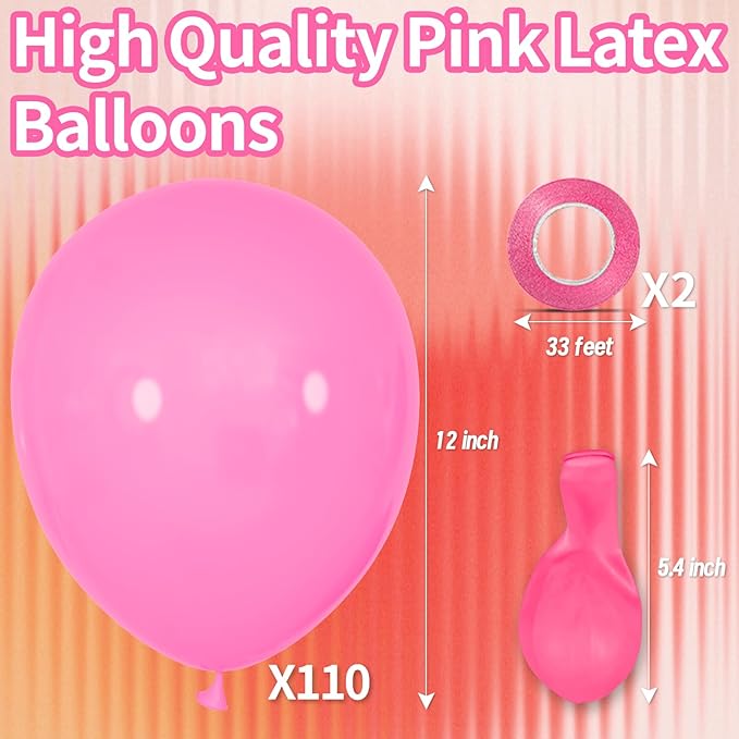 KAWKALSH Pink Balloon 12 Inch - Image 2