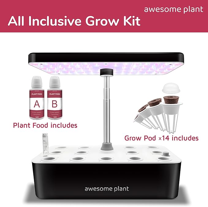 14Pro Hydroponics Growing System Kit, Large Indoor Herb Garden Kit - Image 2