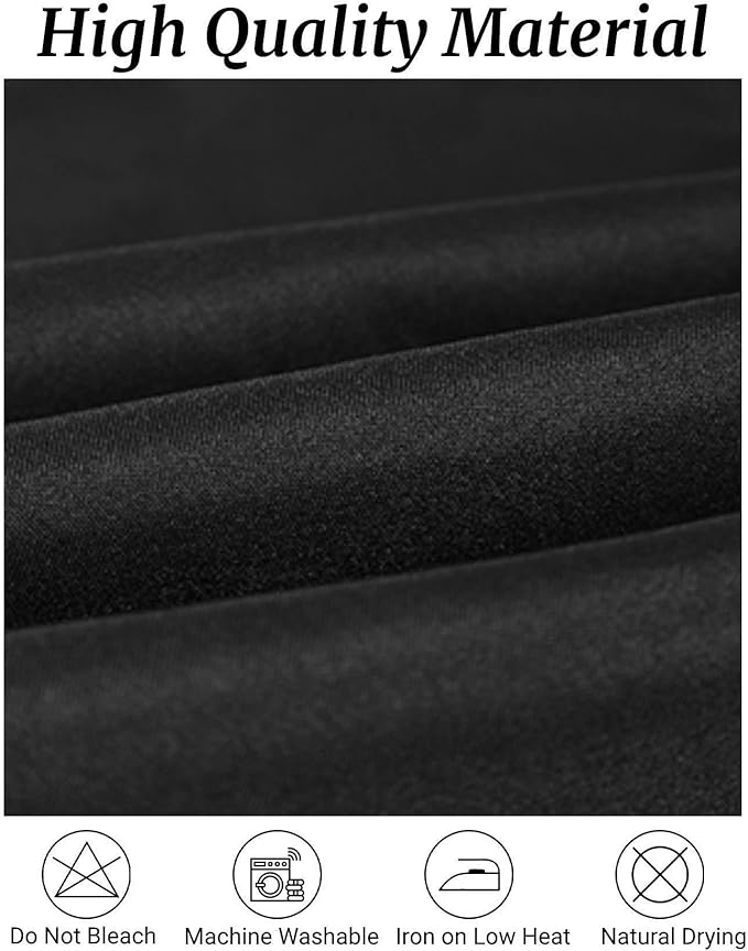 Fokitut 6 Pack Round Tablecloth, 132 Inch, Stain Resistant and Wrinkle - Image 2