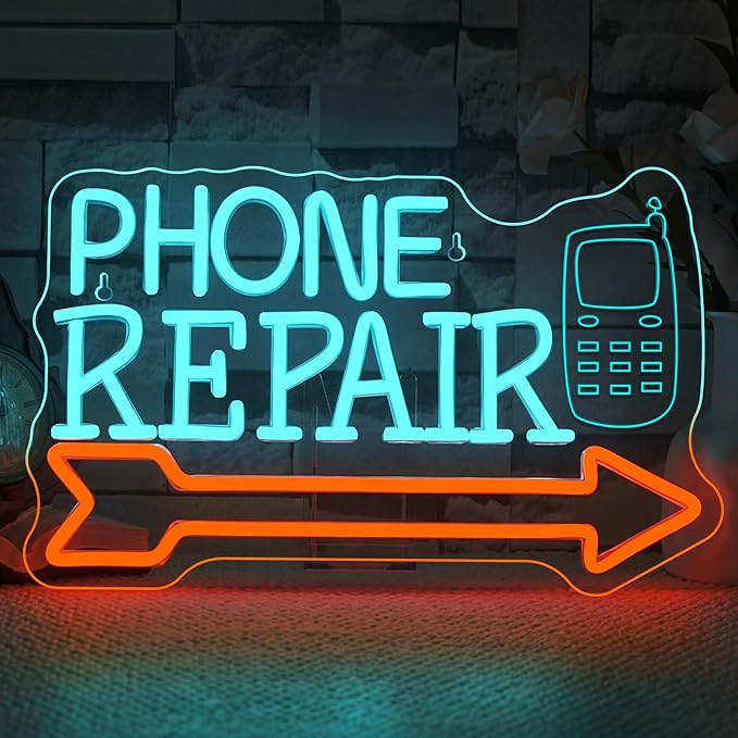 Looklight Phone Repair Neon Sign Dimmale Neon Lights by LooklightNeonSign