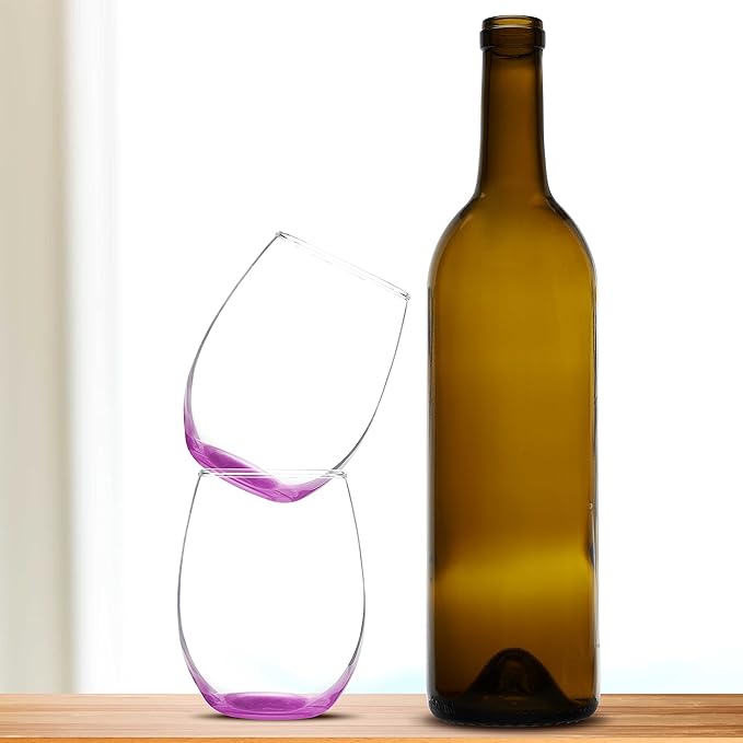 DISCOUNT PROMOS Stemless Wine Glass 9 oz. Set of 10, Bulk Pack - Image 6