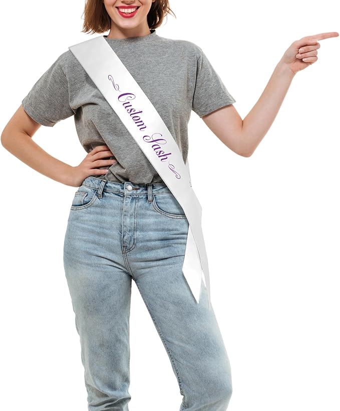 Custom Sash Double-Layered Pageant Sash - Image 2