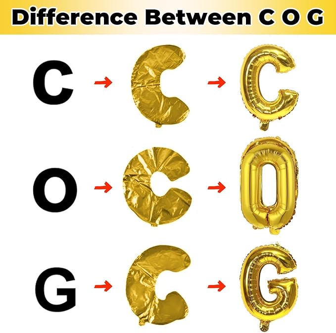 Foil Letter Balloons 40 Inch, Giant Alphabet O Customize Balloons, Large Self - Image 7