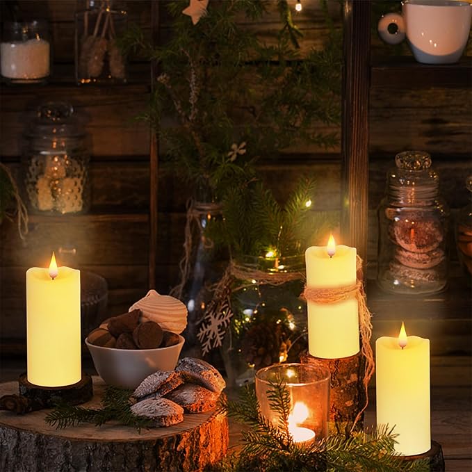 Aignis Indoor Flameless LED Candles Battery Operated - Image 3