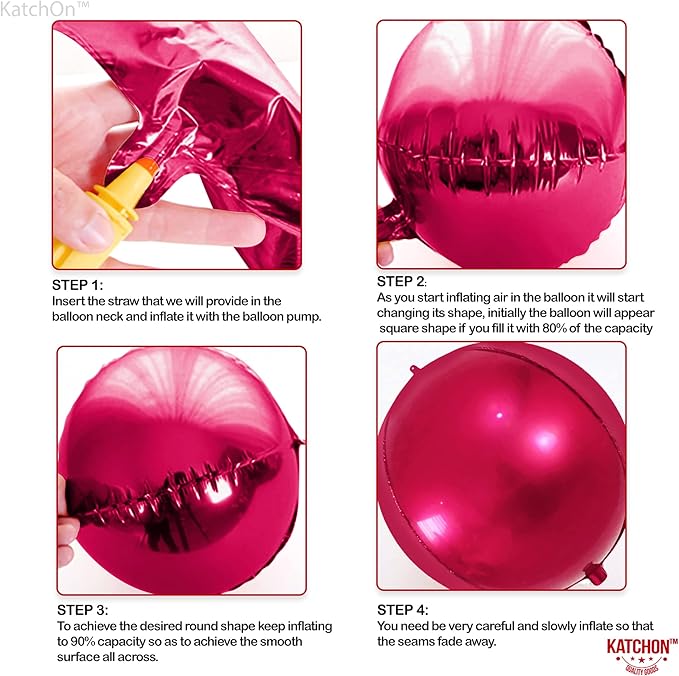 KatchOn Large Round Foil Balloons Set - Image 6