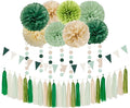 Sage-Olive Green Champagne-Gold Party Decorations by LastingSurprise