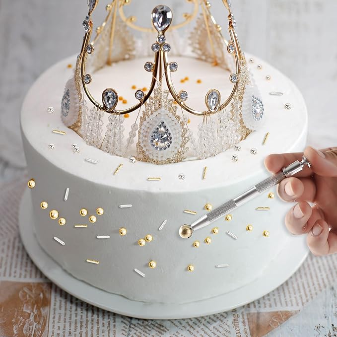 Kasvan Gold and Silver Sugar Sprinkles - Image 3