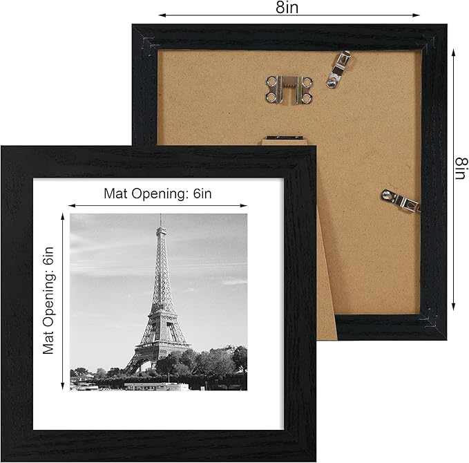 8x8 Picture Frames Set of 4 - Image 4