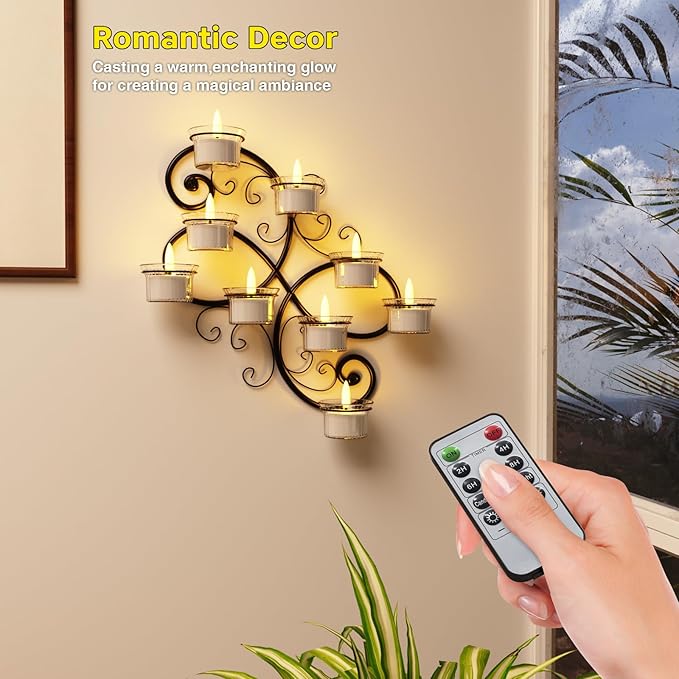 Rechargeable Flameless Tea Lights Candles - Image 6