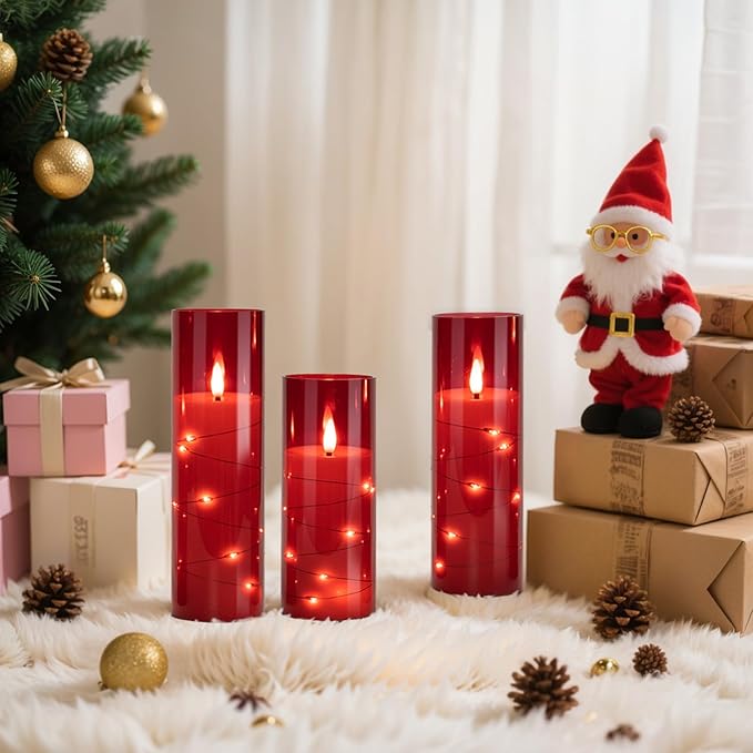 Raycare Flameless Candle with Remote Timer – 5 Flickering Acrylic Battery - Image 4
