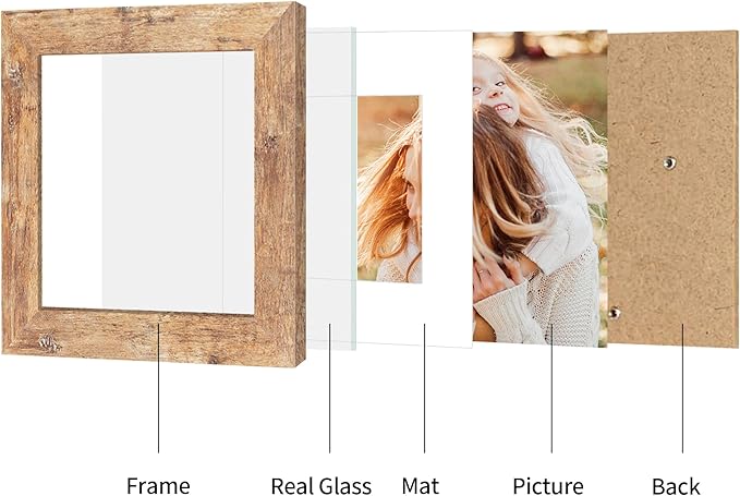 6x6 Picture Frame Set of 4 - Image 3