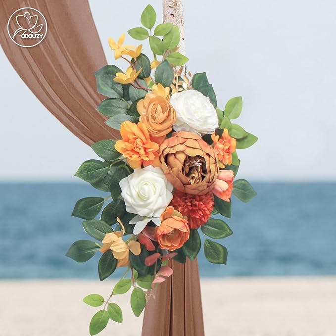 Wedding Arch Flowers Kit, Artificial Flower Arch Decor - Image 4