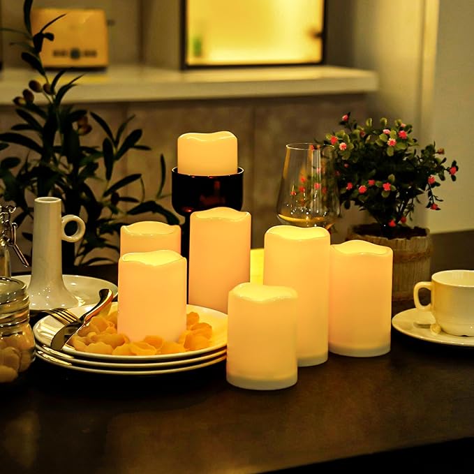 Aignis 7pcs Flameless LED Candles Battery Operated - Image 2