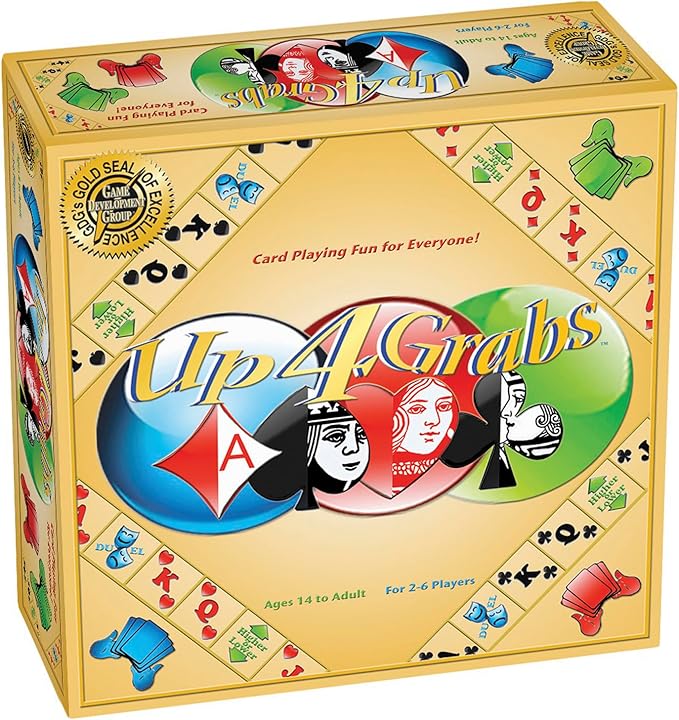 Up 4 Grabs – The Wild Card-Playing Board Game Packed by GameDevelopmentGroup