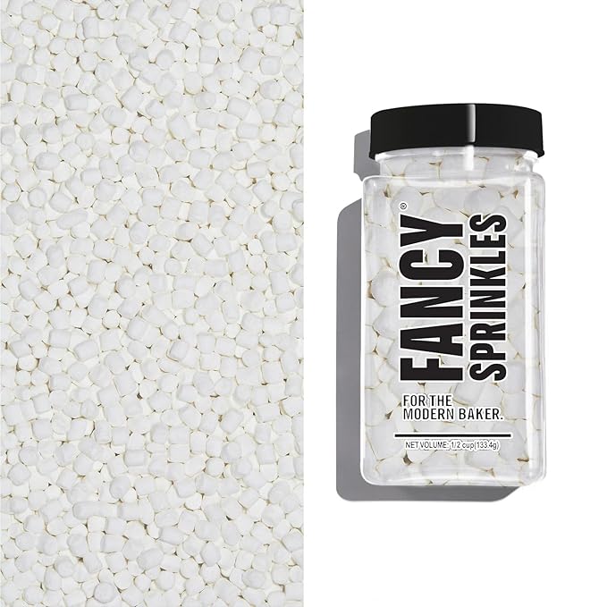 Fancy Sprinkles Fancy Fluff Dessert Decorating Mini Marshmallow Bits Sprinkles by FancySprinkles