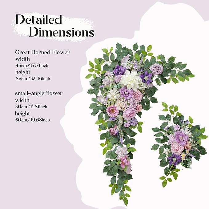 Wedding Arch Flowers, Artificial Flower Arch Decor - Image 2