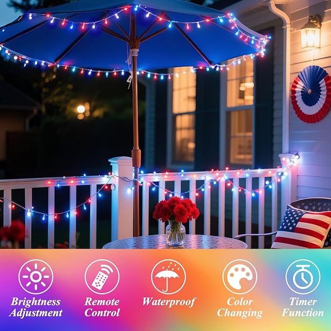 164FT 500LED Christmas Lights Color Changing, 35 Colors String Lights - Image 5