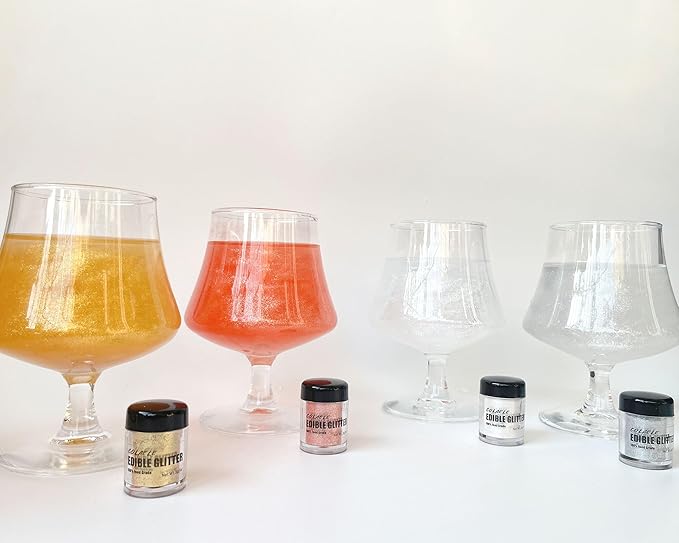 Edible Glitter for Drinks Cakes Christmas Set - Image 4