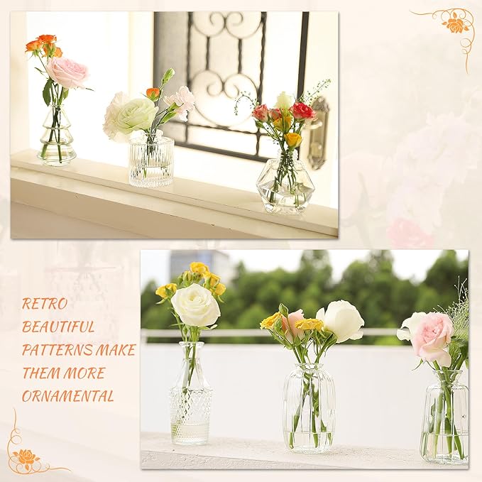 65PCS Glass Bud Vase Set, Different Small Vases - Image 7