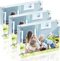 6x8 Acrylic Picture Frames, 20mm Thick Clear Frameless Magnetic Photo Frames by Unknown