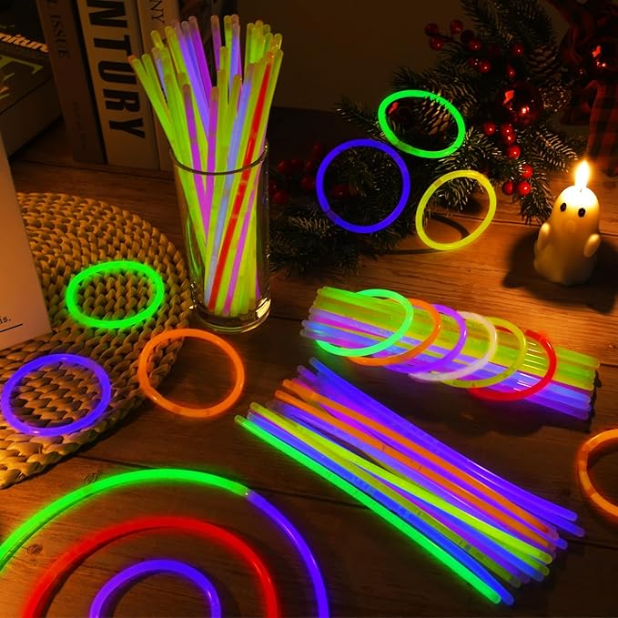 60 Pack 8” Glow Sticks Glow Sticks - Image 4