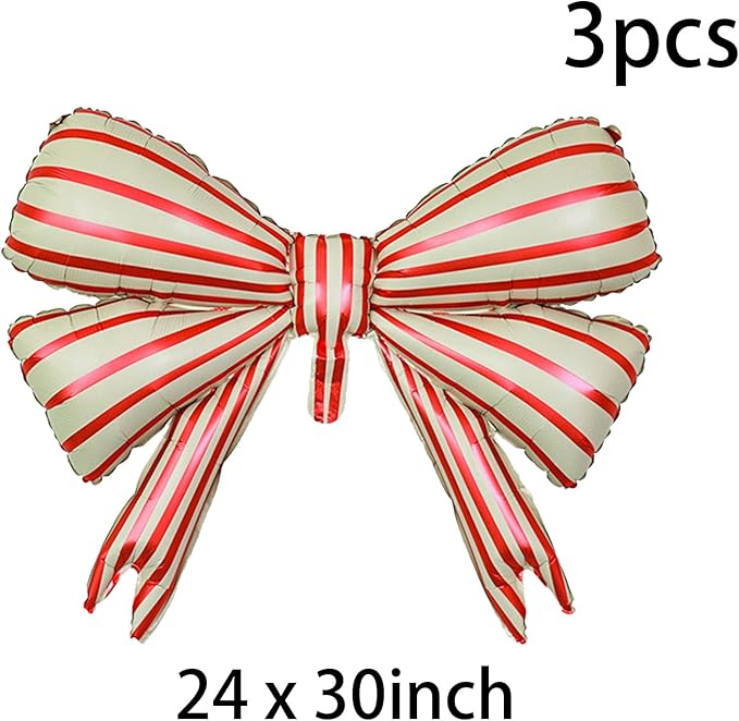36 Inches Bow Foil Balloon Huge Bowtie Pink Balloon - Image 2
