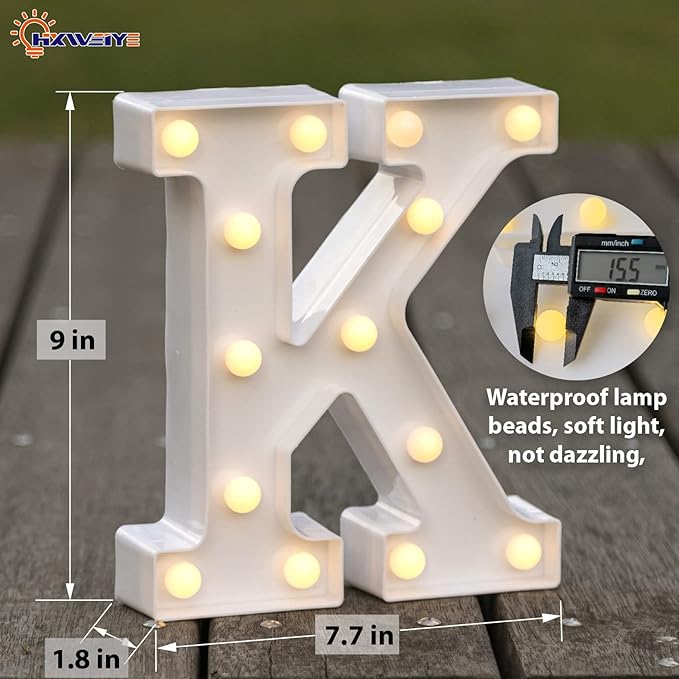 HXWEIYE LED Marquee Lights Sign - Image 2