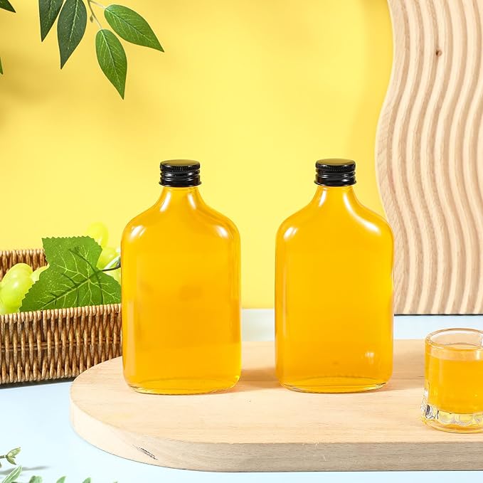 Gejoy 24 Pcs Mini Liquor Bottles Reusable Glass Flask Bottles - Image 6