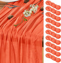 Orange Table Runner Cheesecloth Table Runners 10 Pack 10FT Baby Shower by LINXTAR