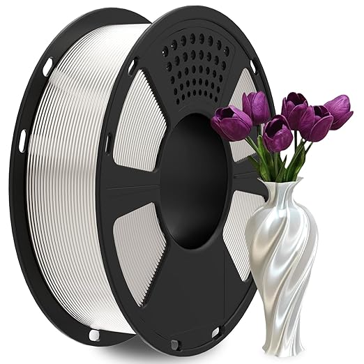 GIANTARM 3D Printer Filament, Silk White Pla Filament, 1Kg Spool, 1.75mm - Image 6