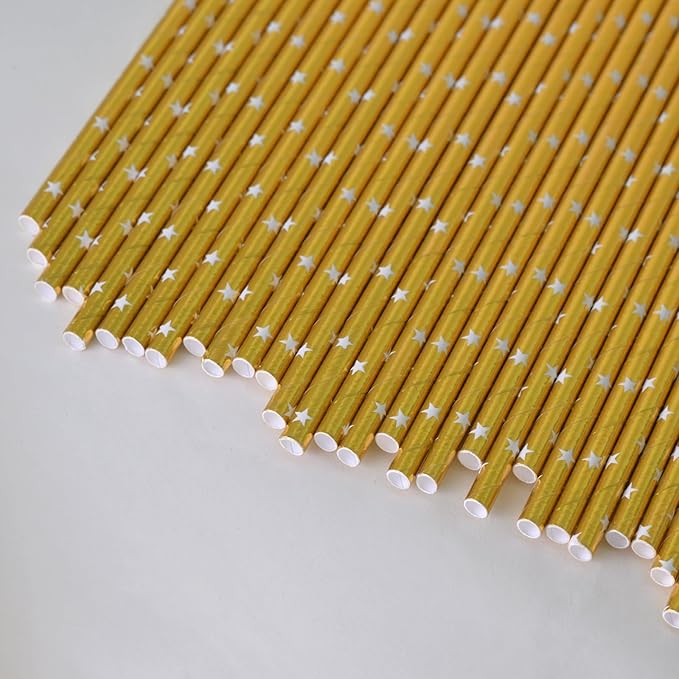 Gold Drinking Straws - Image 6