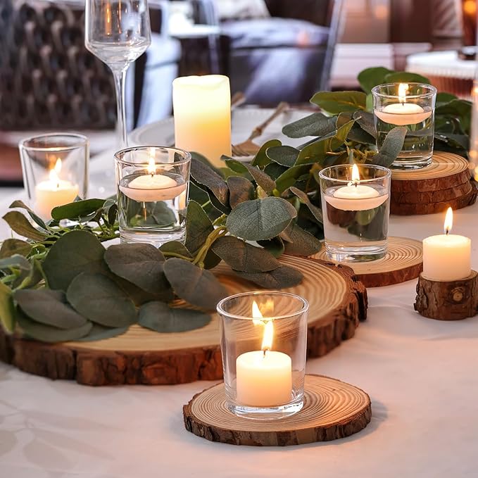 LETINE 72-Pack Votive Candle Holders Designed - Image 4