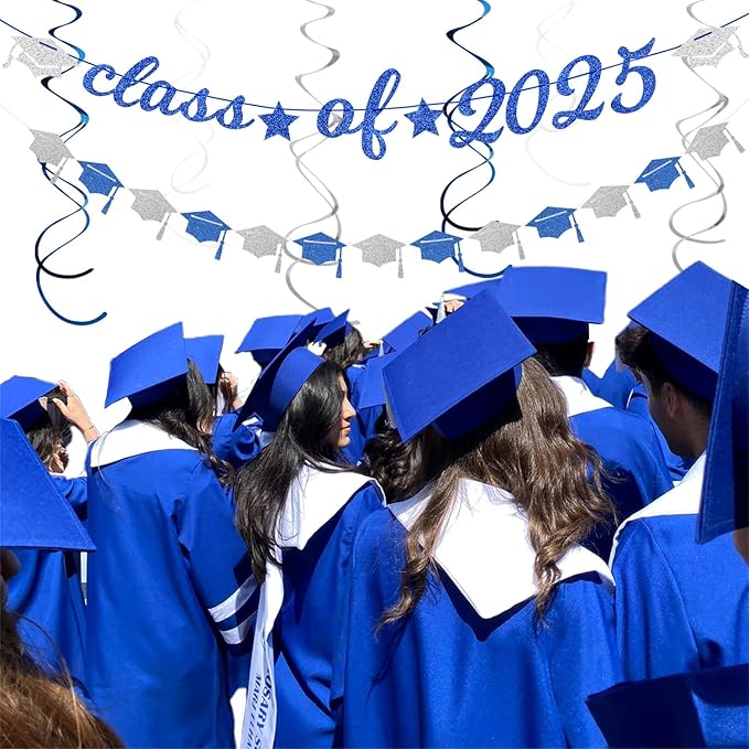 2025 Blue Class-Congratulations Prom Graduation Party-Decorations - Image 7